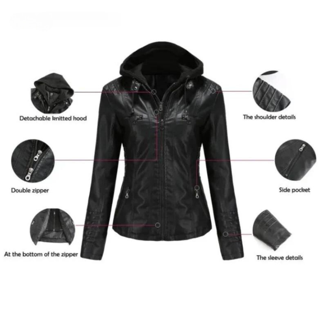 Melissa™ - Stylish Leather Jacket