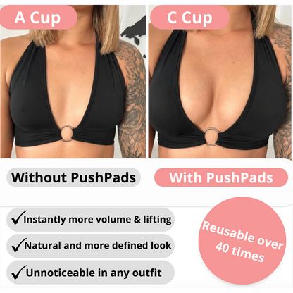 Patty Pushpads™ - Double-sided adhesive push-up nipple covers