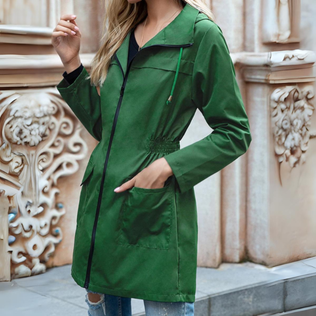 Alexis™ - Stylish Windbreaker Trenchcoat