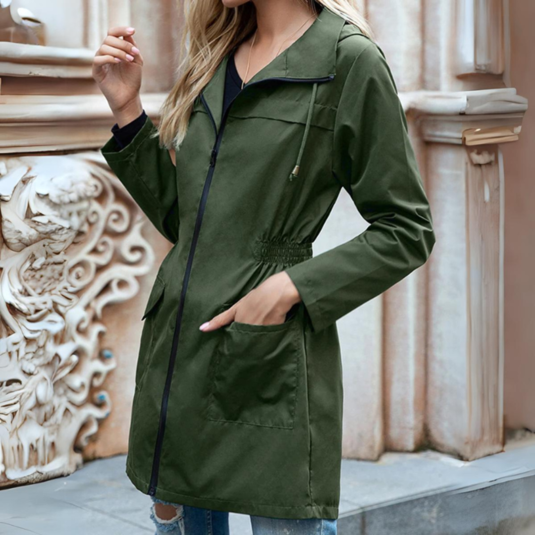 Alexis™ - Stylish Windbreaker Trenchcoat