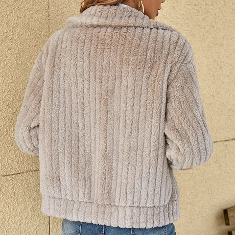 Thalia | Casual Plushy Cardigan