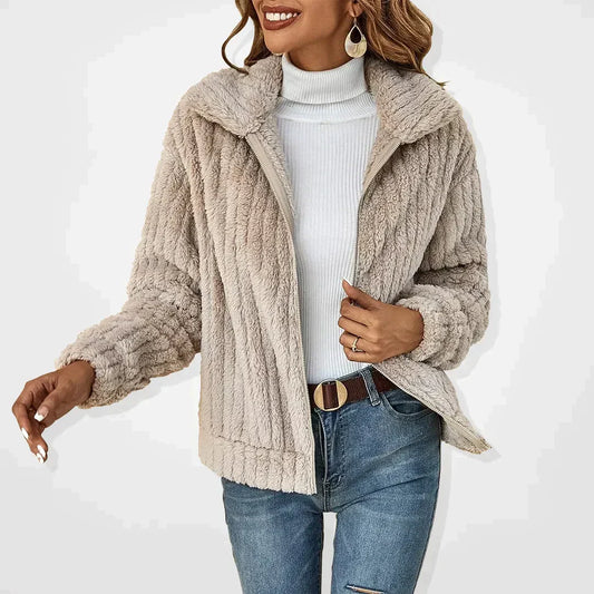 Thalia | Casual Plushy Cardigan