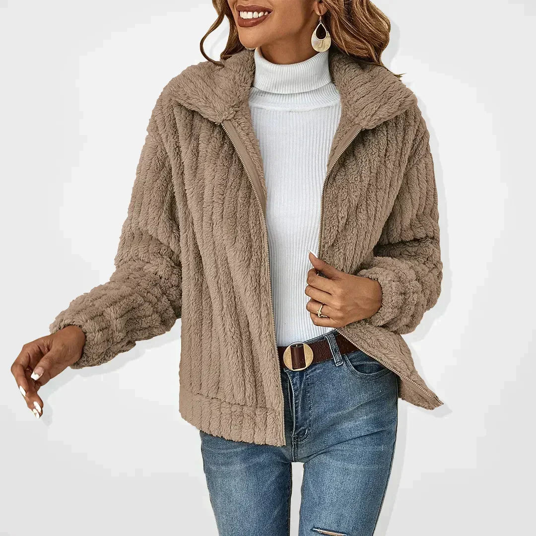 Thalia | Casual Plushy Cardigan