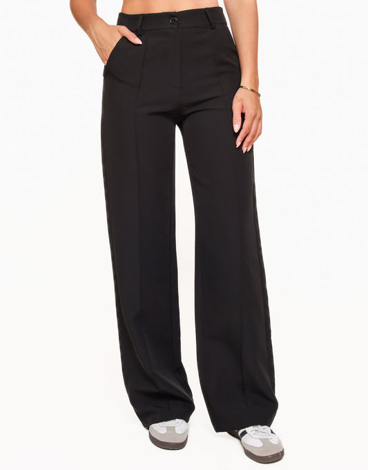 Black Basic Pants