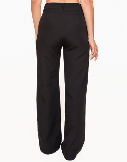 Black Basic Pants