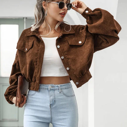 Jenny | Corduroy Bomber