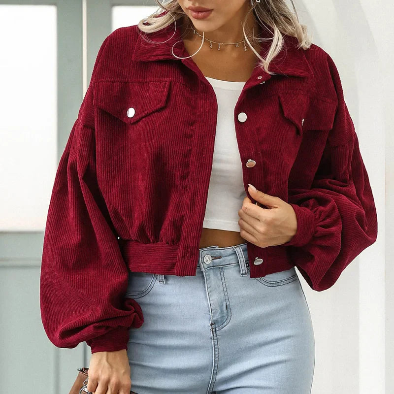 Jenny | Corduroy Bomber