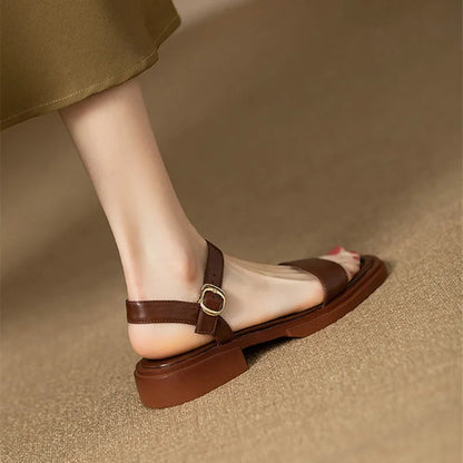 Brigitte Low Heel Sandals