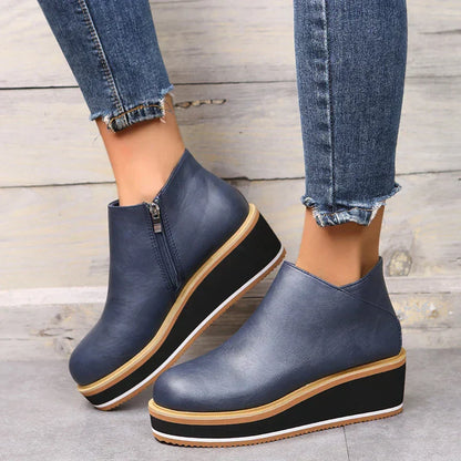 Ava| Ankle Boots with Zipper| 40% OFF