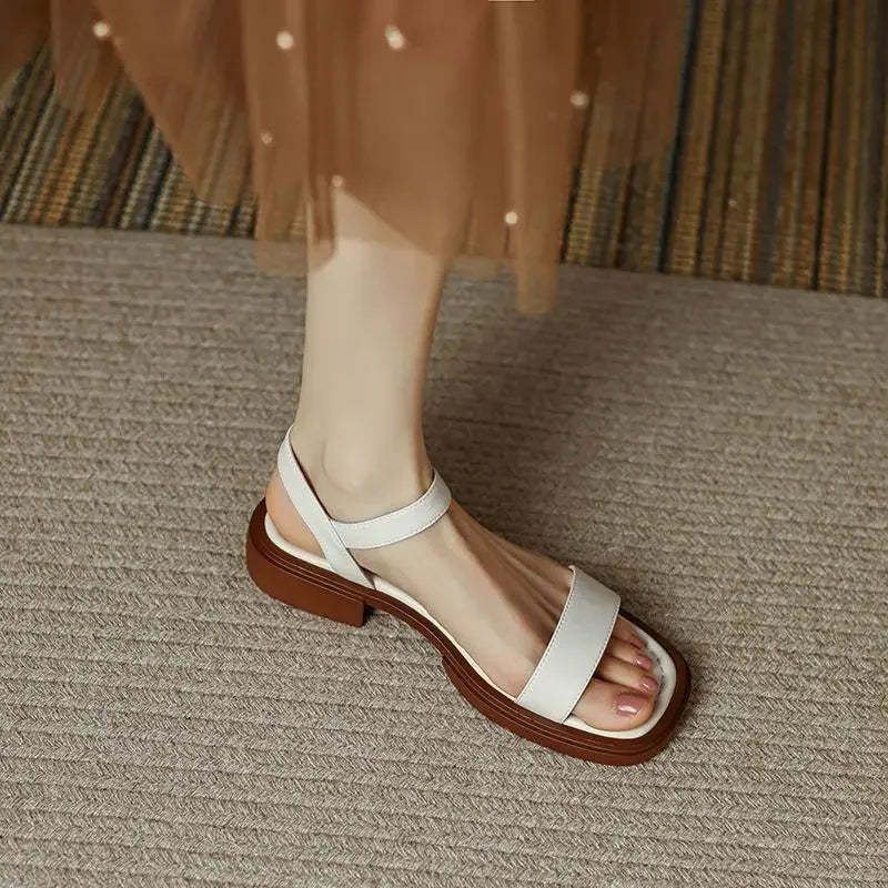 Brigitte Low Heel Sandals