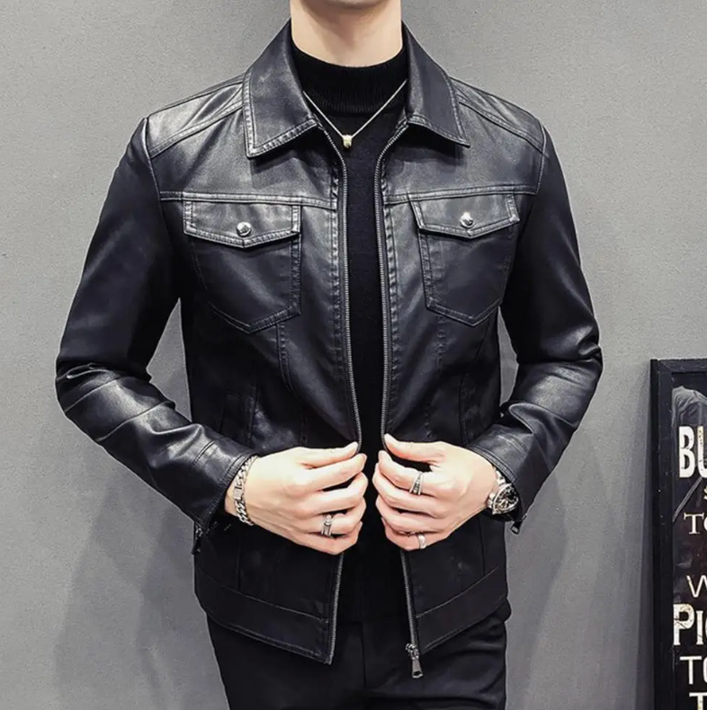 Mac Men's Jacket| Motorcycle Fashion Leather Casual