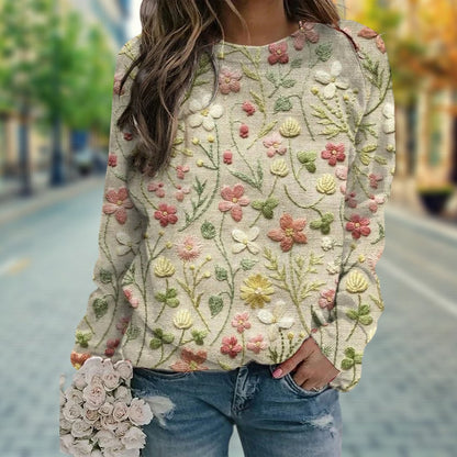 Flora™ | Elegant jumper with unique print