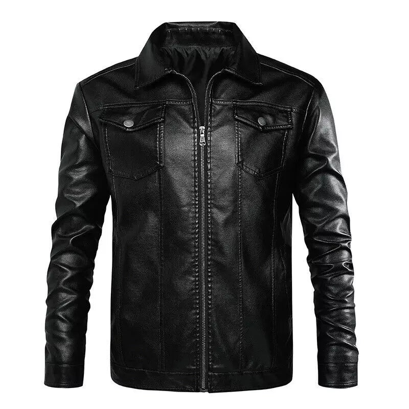 Mac Men's Jacket| Motorcycle Fashion Leather Casual