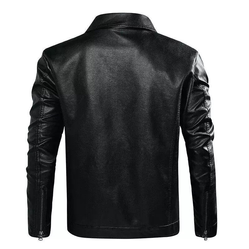 Mac Men's Jacket| Motorcycle Fashion Leather Casual