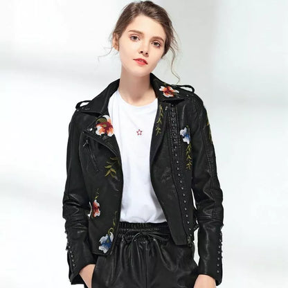 Hannah | Women's Faux Leather Jacket