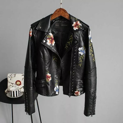 Hannah | Women's Faux Leather Jacket