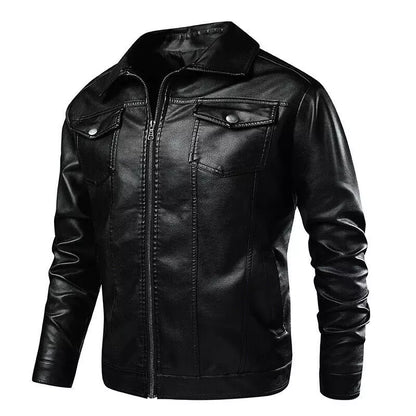 Mac Men's Jacket| Motorcycle Fashion Leather Casual